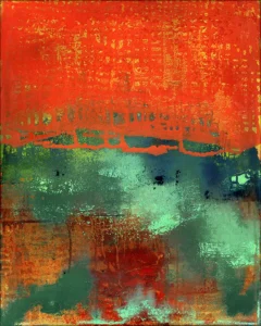 À la Mémoire d'un Ange, oil on canvas, 20 x 16 inches (51 x 41 cm), 2022 - Private collection, London, UK
