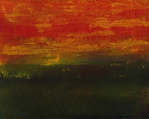 Brahmamuhurtha 3, oil on canvas, 16 x 20 inches (41 x 51 cm), 2024