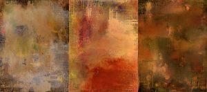 Chelleneshin 27 Triptych oil on canvas 40 x 90 inches 102 x 229 cm 2015
