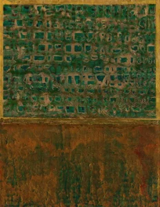 Codex Persicus 3, oil on paper, 13.8 x 10.8 inches, (35 x 27 cm), 2026