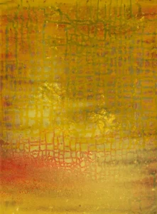 Daedalus (plan for the labyrinth) 7, oil on paper, 13.8 x 10.15 inches, (35 x 25.8 cm), 2025