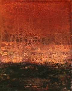Nocturne (for Frédéric Chopin), oil on canvas, 10 x 8 inches (25 x 20 cm), 2023