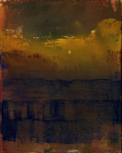 Silence/Night/Desert, oil on canvas, 20 x 16 inches (51 x 41 cm), 2025