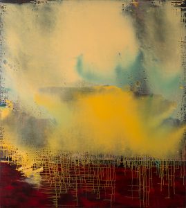Simorgh-Descending-II-oil-on-canvas-75-x-67-inches-190-x-170-cm-2015-1