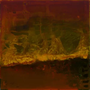 Soliloquy 31, oil on panel, 6 x 6 inches (15.24 x 15.24 cm), 2025