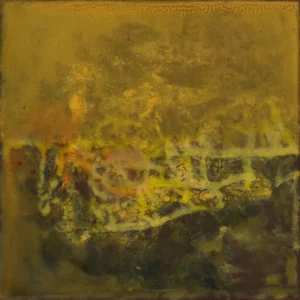 Soliloquy 32, oil on panel, 6 x 6 inches (15.24 x 15.24 cm), 2025