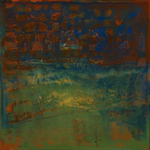 Soliloquy 43, oil on panel, 6 x 6 inches (15.24 x 15.24 cm), 2026