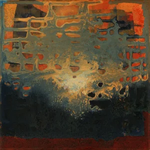Soliloquy 5, oil on panel, 6 x 6 inches (15.24 x 15.24 cm), 2024