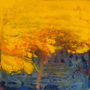 Soliloquy 6, oil on panel, 6 x 6 inches (15.24 x 15.24 cm), 2024