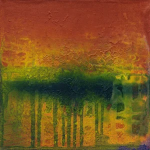 Soliloquy 7, oil on panel, 6 x 6 inches (15.24 x 15.24 cm), 2024