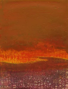 Sonnet 11, oil on paper, 13.5 x 10.12 inches, (34 x 26 cm), 2025