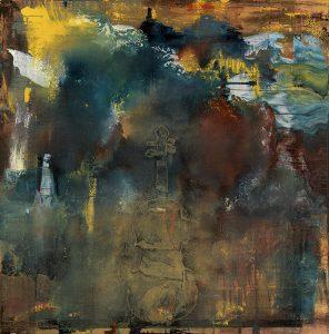Verklärte Nacht for Schoenberg oil on canvas 38 x 38 inches 97 x 97 cm 2015