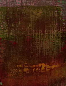 Verse 56, oil on paper, 13.50 x 10.40 inches, (34 x 26.5 cm), 2025
