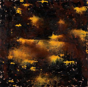 Cantata 3, oil on canvas, 38 x 38 inches (97 x 97 cm), 2015